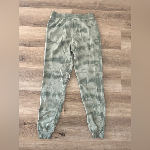 Old Navy Green Tie-Dye Jogger Sweatpants, Unisex, Size S Tall | Like New - Picture 8 of 9